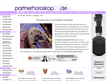 Tablet Screenshot of partnerhoroskop24.de